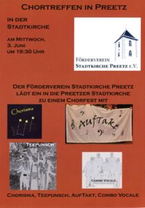 Flyer Chorkonzert Preetz